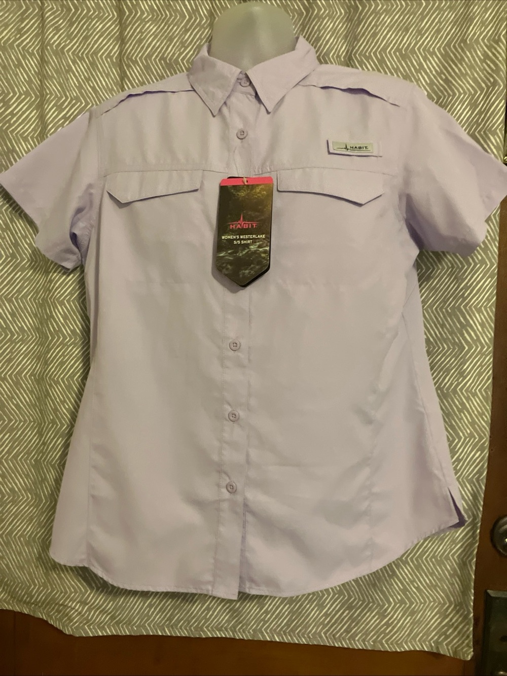 habit outdoor shirt purple size large Women’s